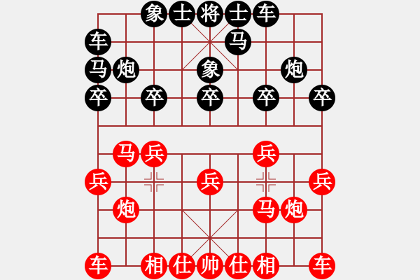 象棋棋譜圖片：紅方6號(hào)小龍（負(fù)）VS黑方15號(hào)煙臺(tái)蘋果（勝） - 步數(shù)：10 