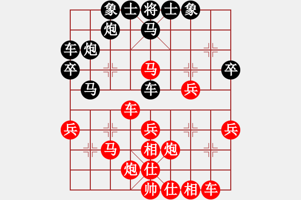 象棋棋譜圖片：紅藍(lán)棋股(天帝)-勝-亮雨雨(1段) - 步數(shù)：50 