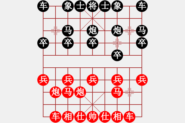 象棋棋譜圖片：北方快劍對笑書.pgn - 步數(shù)：10 