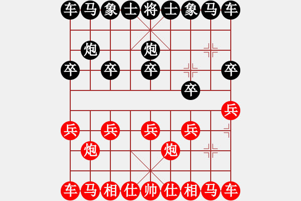 象棋棋譜圖片：9751局 A54-仕角炮對(duì)進(jìn)７卒-小蟲引擎24層 紅先和 旋九專雙核-入門 - 步數(shù)：4 