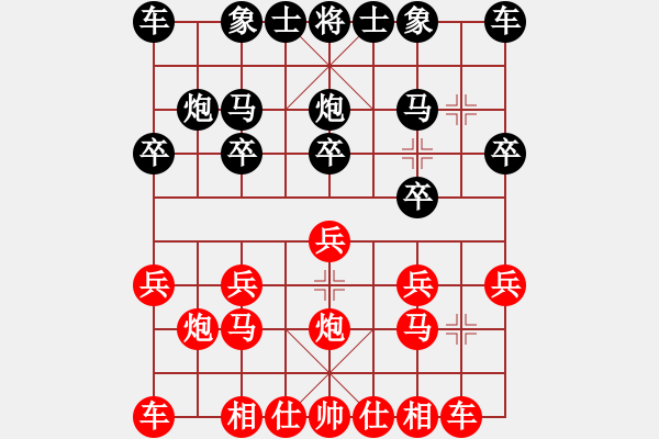 象棋棋譜圖片：廣東御圣隊(duì) 黃光穎 和 上海金外灘隊(duì) 孫勇征 - 步數(shù)：10 