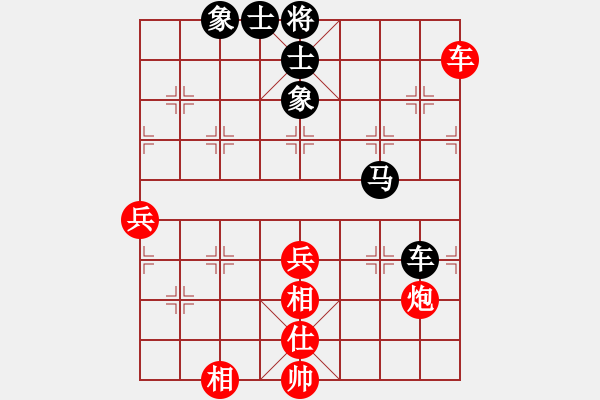 象棋棋譜圖片：佳佳測試一(4段)-和-蒲松齡(6段) 過宮炮對橫車 - 步數(shù)：80 