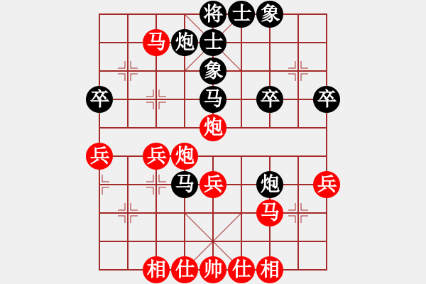 象棋棋譜圖片：國圣測試(9星)-勝-楊家大少(9星) - 步數(shù)：40 