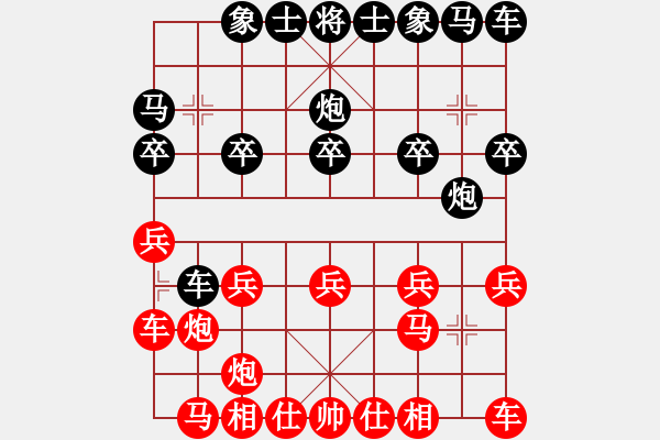 象棋棋譜圖片：金鉤炮：10步殺敗依葉知秋 - 步數(shù)：10 