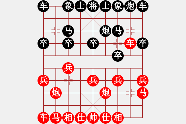 象棋棋譜圖片：除暴安良[2533747225] -VS- 小剛[527697466] - 步數(shù)：10 