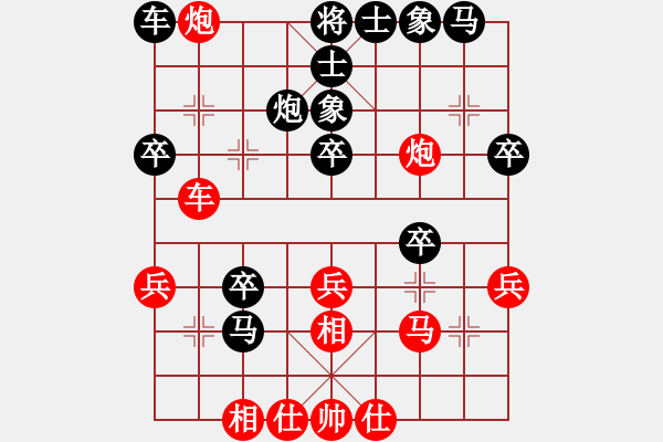 象棋棋譜圖片：梅毒劉冠群(4段)-負(fù)-象棋新手(6段) - 步數(shù)：30 