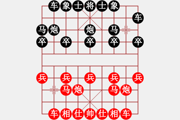 象棋棋譜圖片：第一輪重慶嚴(yán)勇先負(fù)貴州李永勤 - 步數(shù)：10 