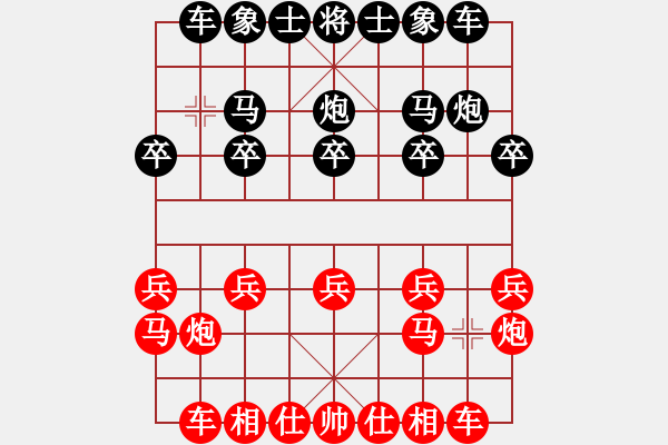 象棋棋譜圖片：雙十二(3段)-勝-國梅(3段) - 步數(shù)：10 