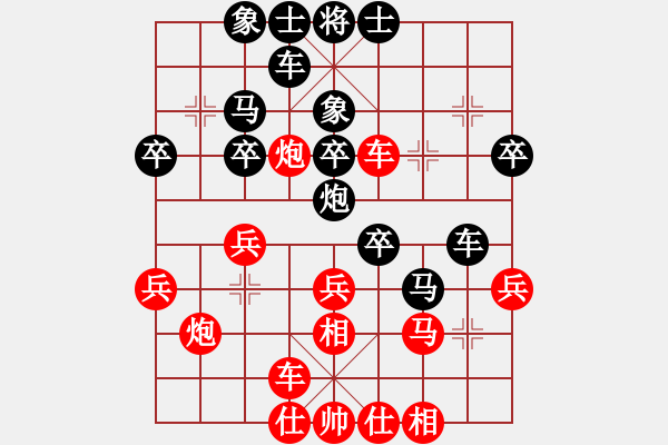 象棋棋譜圖片：神經(jīng)刀(5段)-負(fù)-奔四純機(jī)測(cè)(4段) - 步數(shù)：30 