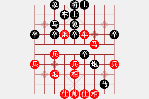 象棋棋譜圖片：神經(jīng)刀(5段)-負(fù)-奔四純機(jī)測(cè)(4段) - 步數(shù)：40 