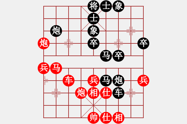 象棋棋譜圖片：陽(yáng)光小樹(shù)懶(9段)-負(fù)-彩易玄機(jī)(8段) - 步數(shù)：40 