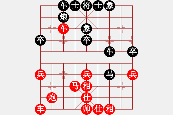 象棋棋譜圖片：第九屆菜菜杯賽第二輪 陳玉華先勝朱長青 - 步數(shù)：40 