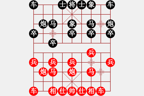 象棋棋谱图片：chenshenga(8段)-胜-永不瞑目(人王) - 步数：10 