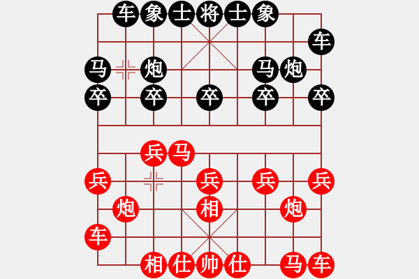 象棋棋譜圖片：“金龍泉杯”湖北省象棋錦標(biāo)賽第二輪第36臺(tái)武漢楊建平先勝孝感李坤 - 步數(shù)：10 