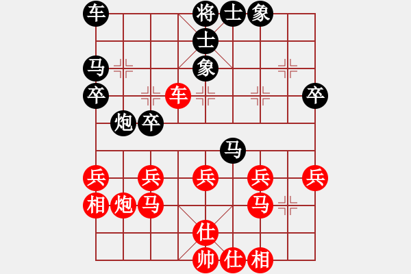 象棋棋譜圖片：天下第七(1段)-勝-zxdyangjin(1段) - 步數(shù)：30 