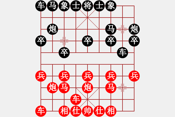 象棋棋譜圖片：一劍飄香 紅] -VS- ★將帥★[黑] - 步數(shù)：10 