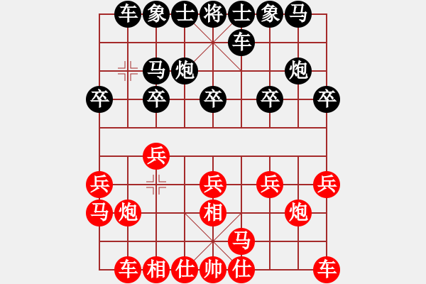 象棋棋譜圖片：山高路遠(yuǎn)[276133282] -VS- 下不來了[3083967607] - 步數(shù)：10 