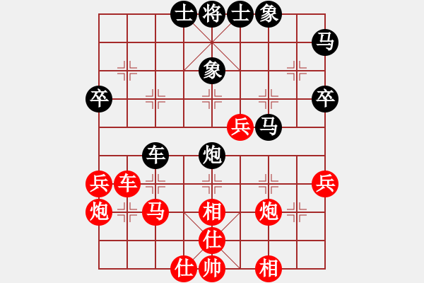 象棋棋譜圖片：紅色貝雷(2段)-勝-yljtt(1段) - 步數(shù)：53 