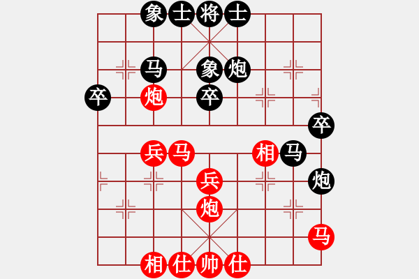 象棋棋譜圖片：火螞蟻(9段)-勝-瑞金謝敏瑩(3段) - 步數(shù)：40 