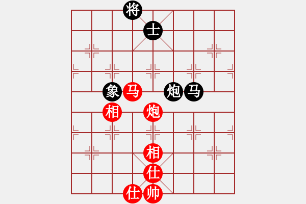 象棋棋譜圖片：過宮炮對橫車（抽繭剝絲，一兵制勝） - 步數(shù)：170 