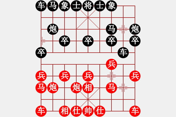 象棋棋谱图片：尤颖钦 先负 唐思楠 - 步数：10 