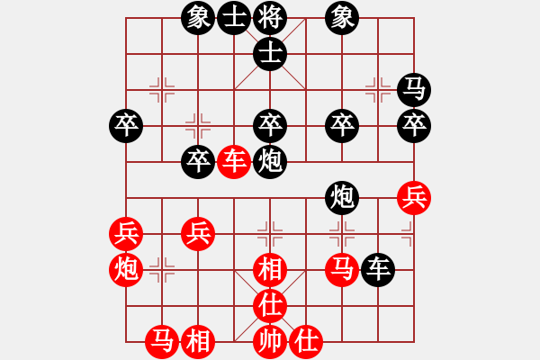 象棋棋譜圖片：20170114 第三輪 （4）柔佛 胡越有 先勝 印尼 陳宥君 - 步數(shù)：30 