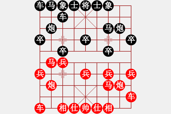 象棋棋谱图片：bbboy002(5级)-和-宁波棋软(9级) - 步数：10 