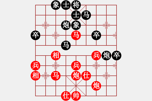 象棋棋譜圖片：廣東許銀川 (負(fù)) 廣東呂欽 (1995.5.22于蘭州) - 步數(shù)：40 