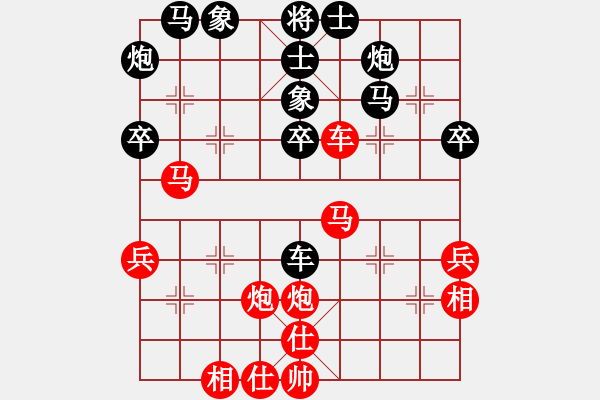 象棋棋譜圖片：2006年迪瀾杯弈天聯(lián)賽第一輪千島棋社戊(5r)-和-躍馳(月將) - 步數(shù)：40 