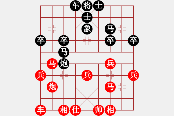 象棋棋譜圖片：平常心先勝鐘念沂 - 步數：30 