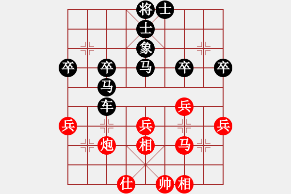 象棋棋譜圖片：平常心先勝鐘念沂 - 步數：40 