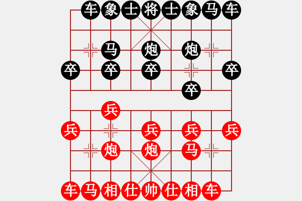 象棋棋譜圖片：自由翱翔1VS君匯桔中居士(2012-7-14) - 步數(shù)：10 