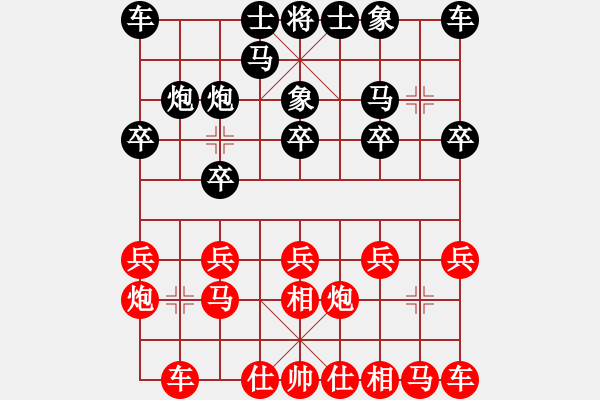 象棋棋谱图片：2023无锡棋王赛许明先和姚神彧 - 步数：10 