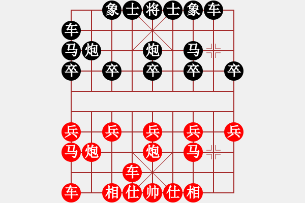 象棋棋譜圖片：‖棋家軍‖詩棋[892347242] -VS- ‖棋家軍‖空白[2396435082] - 步數(shù)：10 