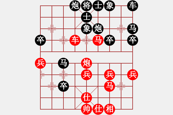 象棋棋譜圖片：shanu(2段)-負-rockway(5段) - 步數(shù)：40 