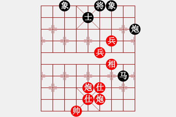 象棋棋谱图片：第012局 双炮双兵单缺相对马炮单缺士 - 步数：0 