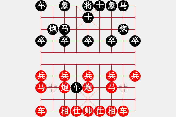 象棋棋譜圖片：藝術(shù)大師(2段)-勝-諸葛武侯(5段)中炮對(duì)單提馬橫車 - 步數(shù)：10 