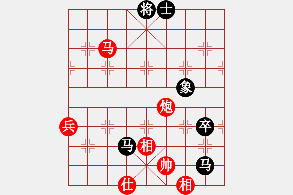 象棋棋谱图片：棋缘明对学音乐.pgn - 步数：100 