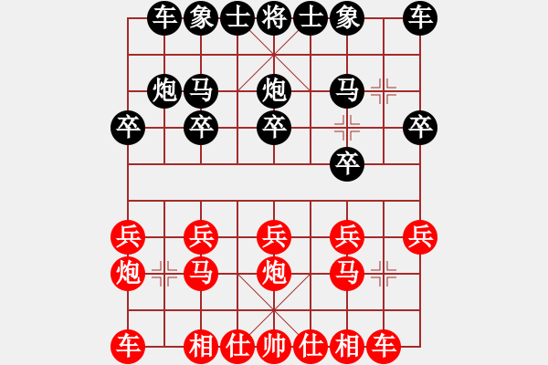 象棋棋譜圖片：黃義為先負(fù)蕭錦華 - 步數(shù)：10 