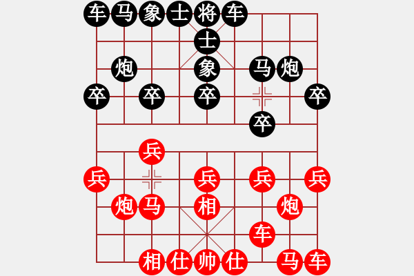 象棋棋譜圖片：測評 電腦分析 - 步數(shù)：10 