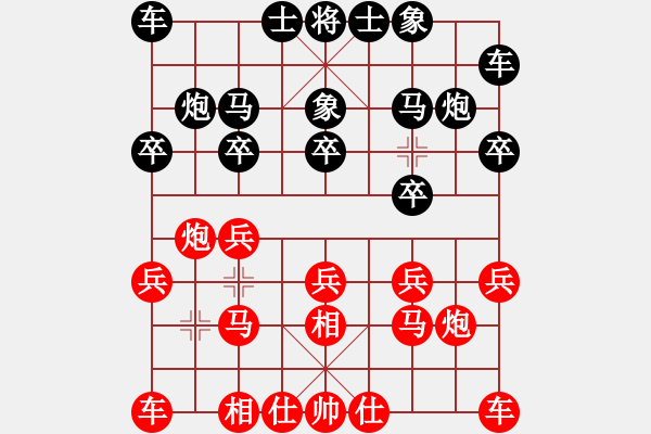 象棋棋譜圖片：湖北省體育局棋牌運(yùn)動管理中心 洪智 勝 吉林省棋牌運(yùn)動管理中心 劉龍 - 步數(shù)：10 