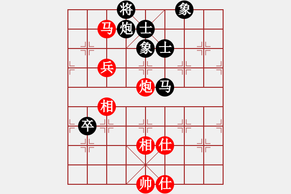 象棋棋譜圖片：網(wǎng)絡(luò)人機王(北斗) 和 弈棋弈心(風(fēng)魔) - 步數(shù)：110 