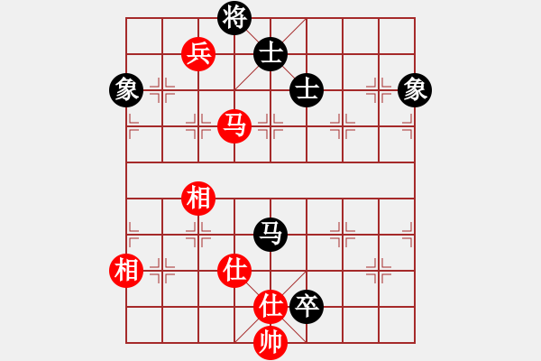 象棋棋譜圖片：網(wǎng)絡(luò)人機王(北斗) 和 弈棋弈心(風(fēng)魔) - 步數(shù)：200 