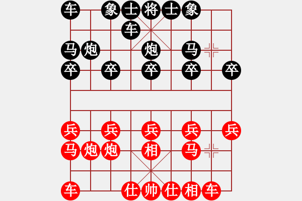 象棋棋譜圖片：棋劍震天山(3段)-勝-ruijin(1段) - 步數(shù)：10 