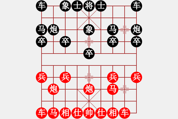 象棋棋譜圖片：24 cam bay khai cuc phao dau - Cuc 1 - 步數(shù)：10 