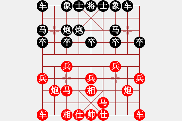 象棋棋谱图片：小冠军陶(初级)-胜-lisanming(7级) - 步数：10 