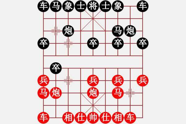 象棋棋譜圖片：第6輪 侯文博 （先和）苗永鵬 - 步數：10 