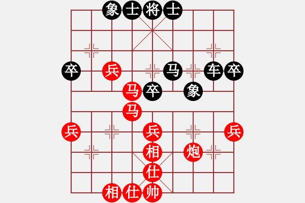 象棋棋譜圖片：朱江輝 先勝 勒馬聽風 - 步數(shù)：40 