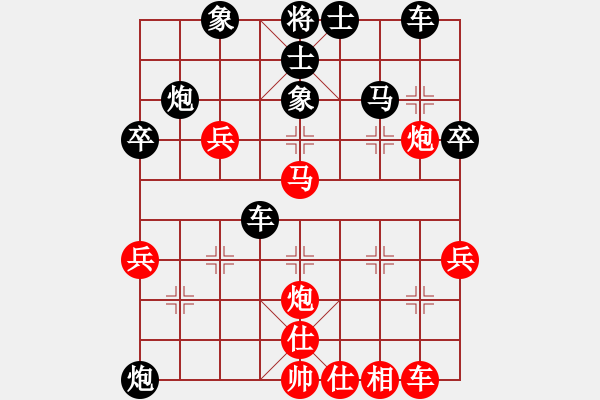 象棋棋譜圖片：屠龍刀 對 諸葛孔明 - 步數(shù)：40 