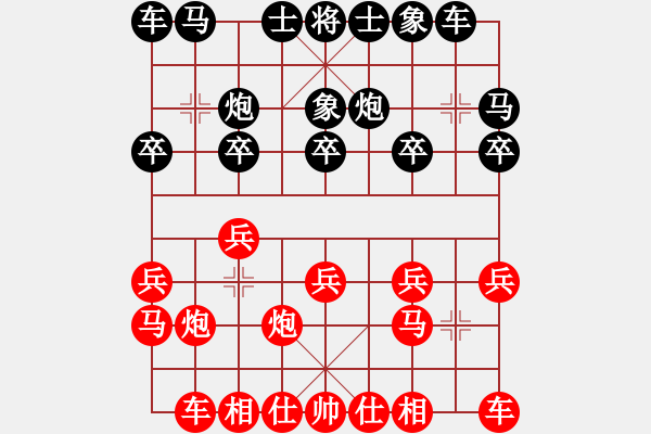 象棋棋谱图片：厦门七匹狼男装象棋队 刘子健 和 上海金外滩象棋队 华辰昊 - 步数：10 